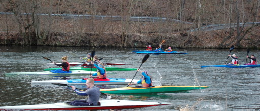 Traditionelles Anpaddeln in Flöha 2013