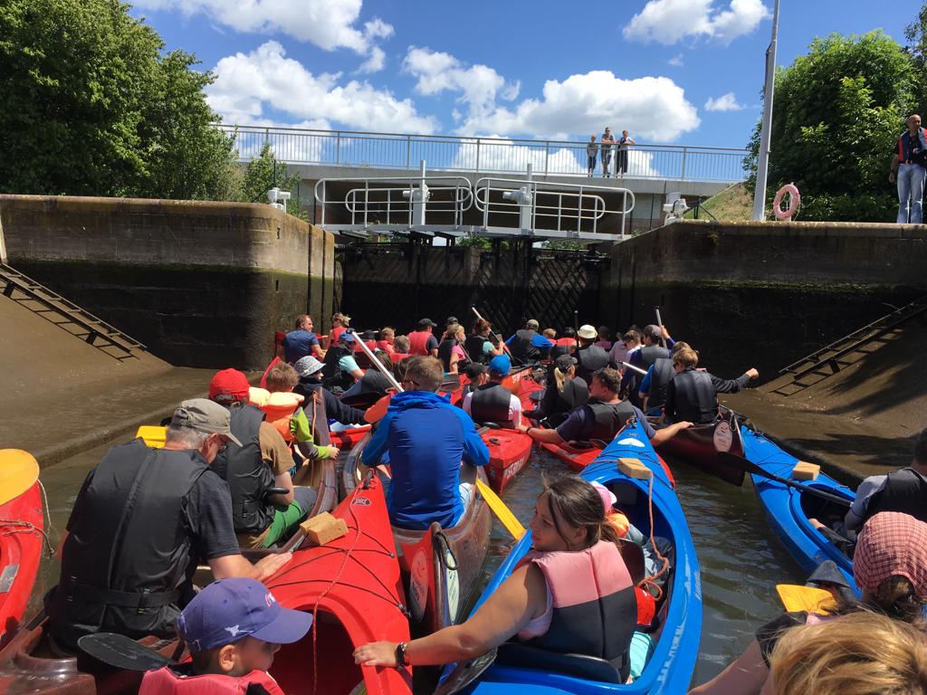 Pfingst- Wasserwanderung auf der Unstrut